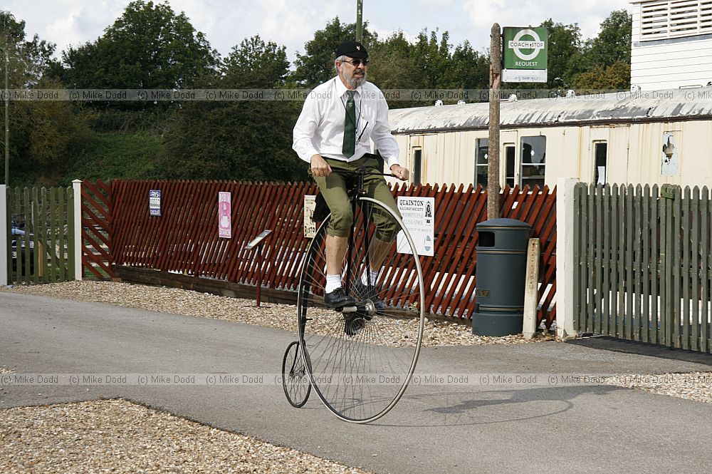 Penny farthing old bicycle