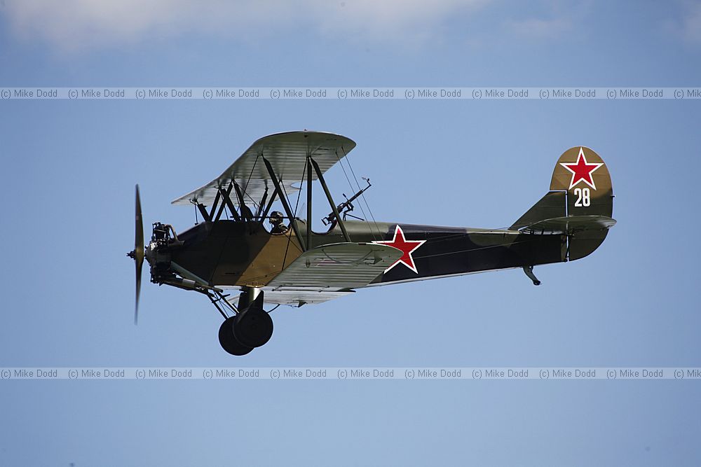 Polikarpov Po-2 Soviet biplane nicknamed Kukuruznik