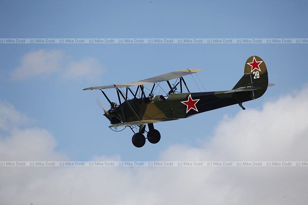 Polikarpov Po-2 Soviet biplane nicknamed Kukuruznik