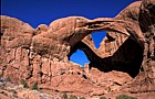 Double arch Arches national park Utah