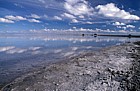 Bonneville salt flats Great salt lake Utah