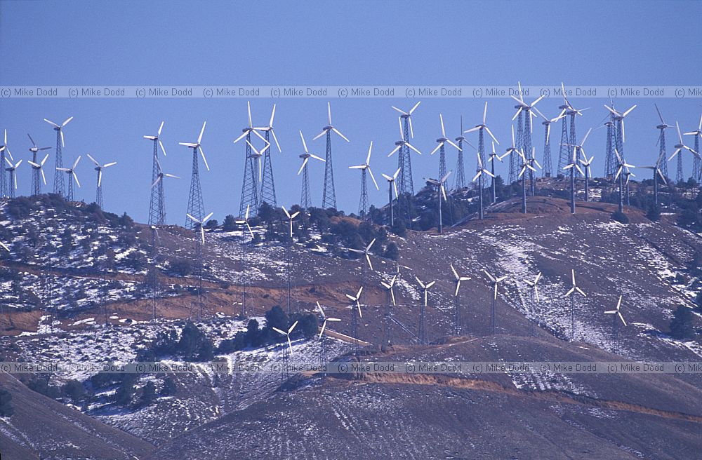 wind turbines California
