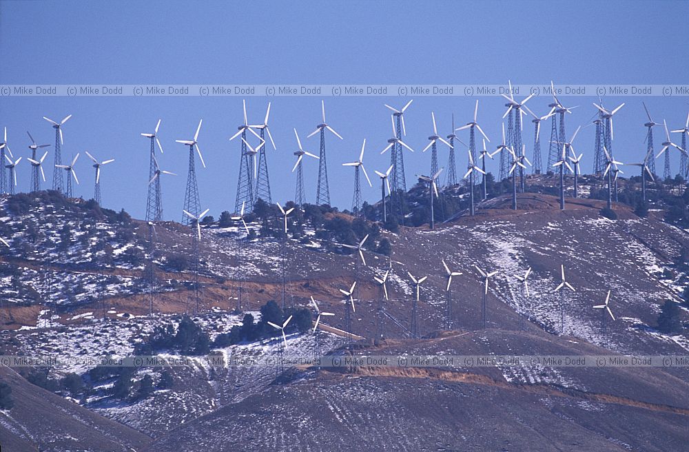 wind turbines California