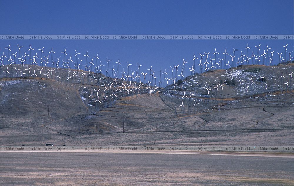 wind turbines California