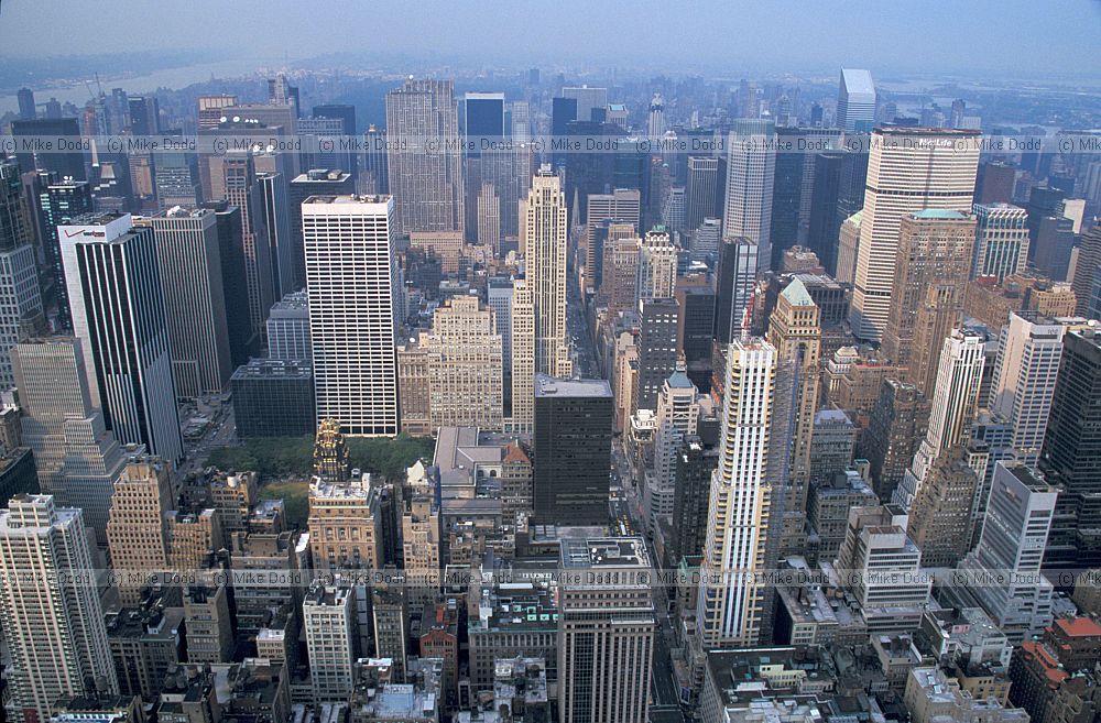 Manhatten from Empire state building