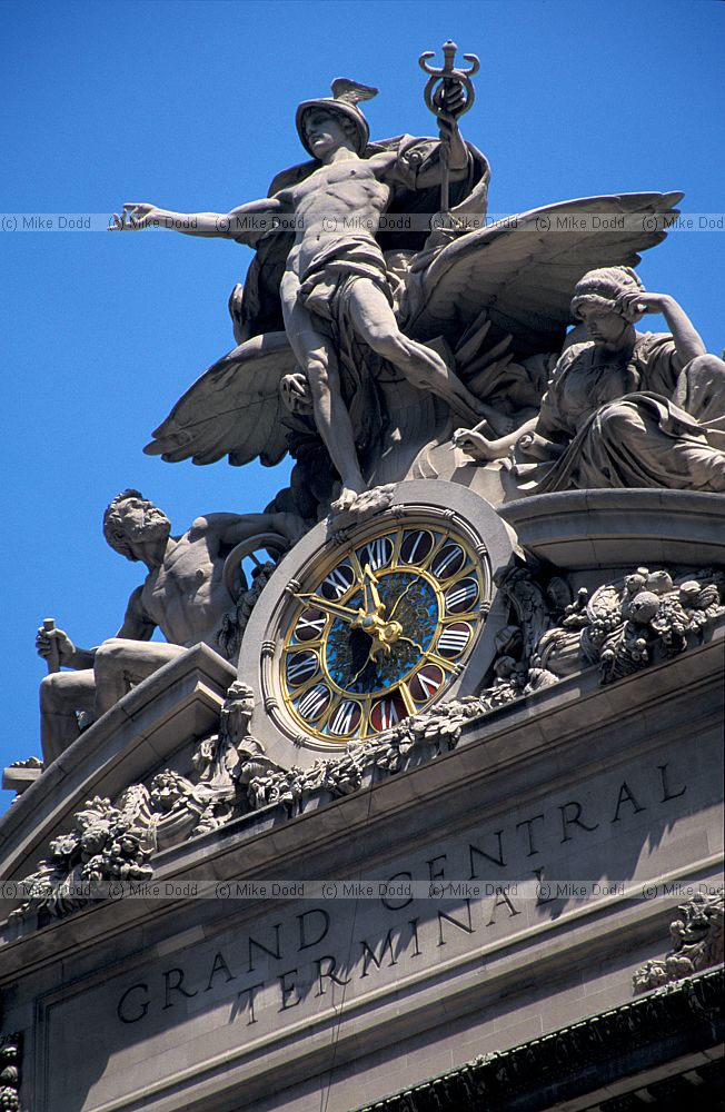 Sculpture on Grand central station New York