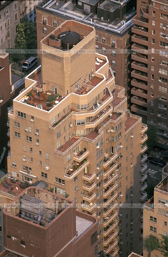 roofscape from Empire state building New York