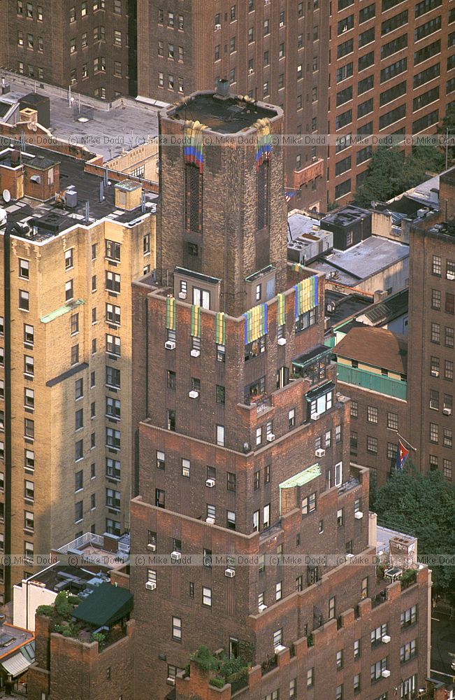 roofscape from Empire state building New York