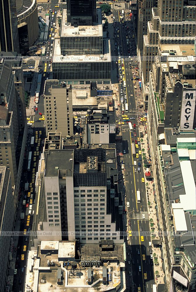 Manhatten New York from Empire state building