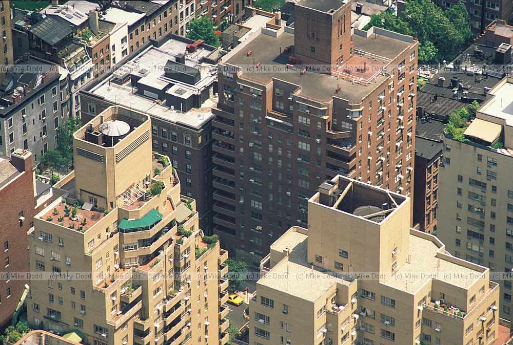 Roofscape Manhatten New York from Empire state building