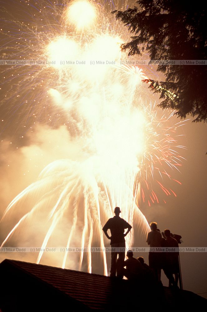 Fireworks Lake Placid Adirondacks New York state