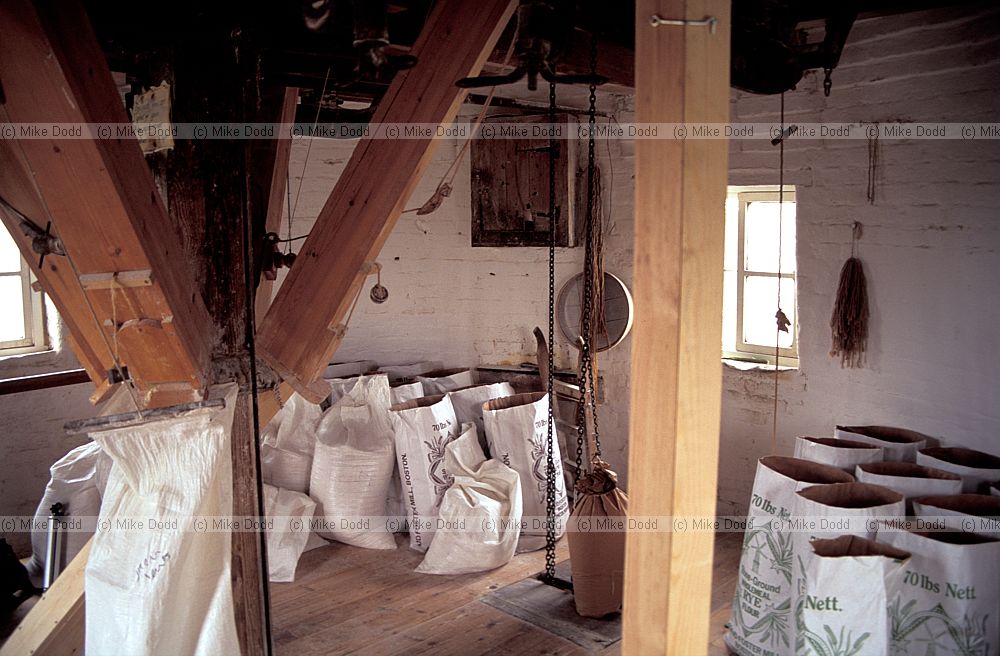Alford tower mill interior Lincolnshire