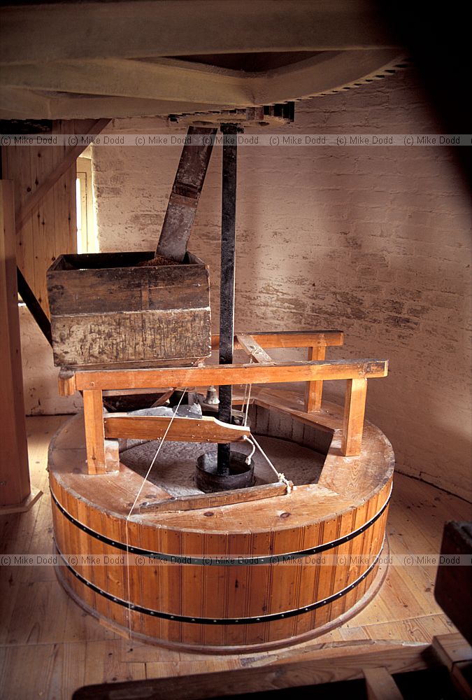 Alford tower mill interior Lincolnshire