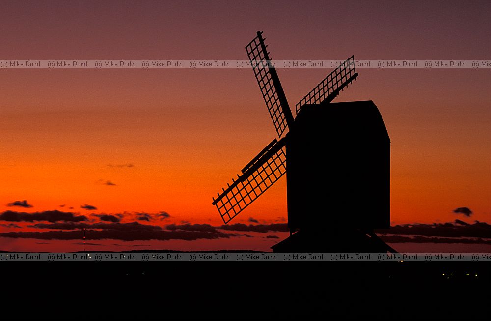 Brill post mill Buckinghamshire sunset