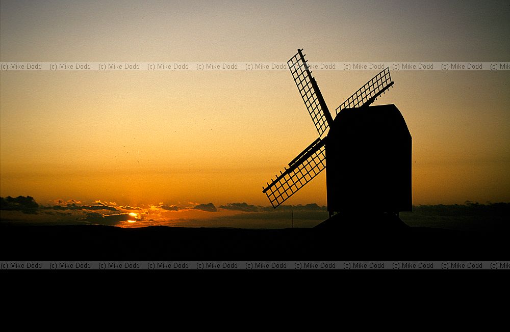 Brill post mill Buckinghamshire sunset