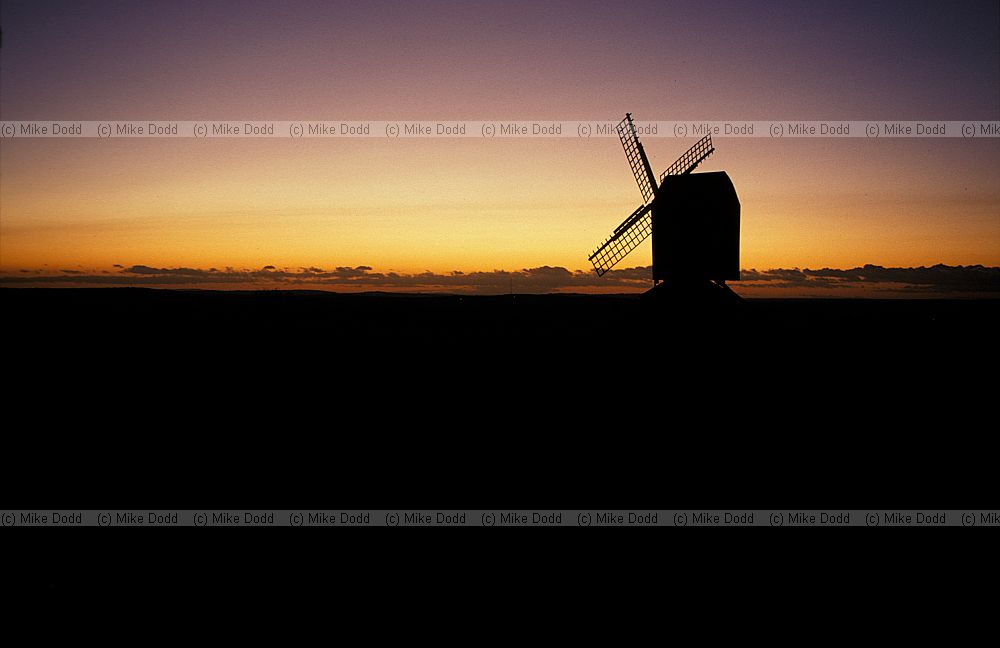 Brill post mill Buckinghamshire sunset