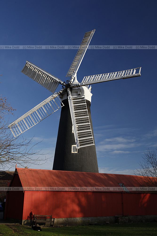 Burgh le Marsh windmill tower mill with 5 sails Lincolnshire