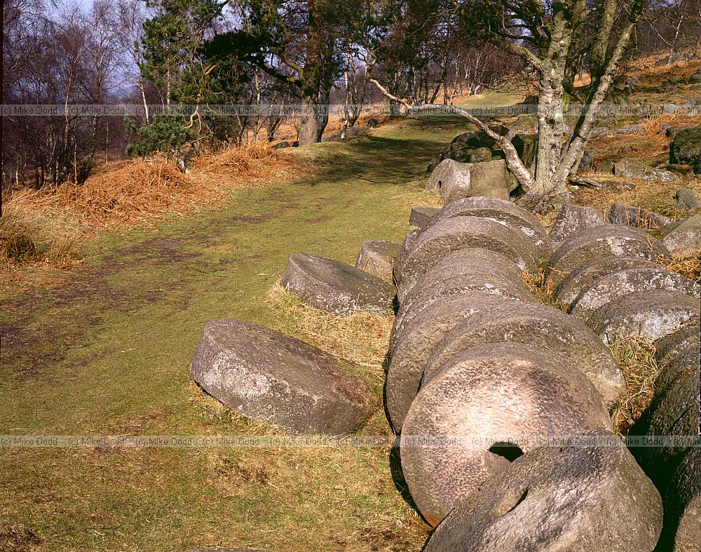 Millstones near Hathersage Peak District
