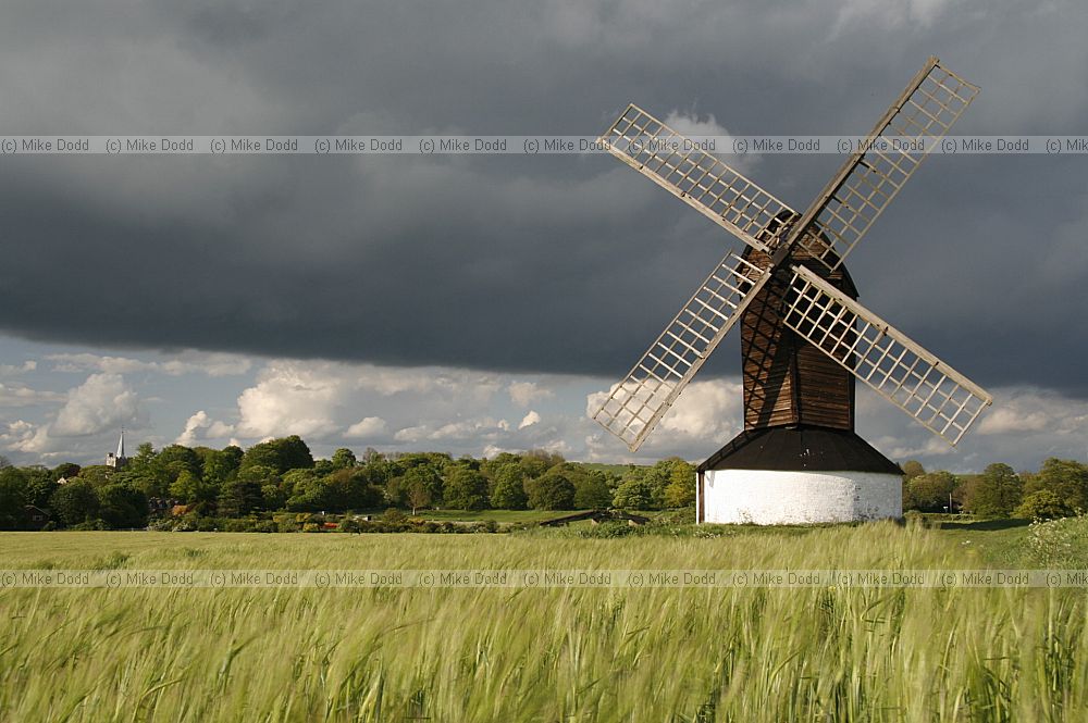 Pitstone windmill post mill