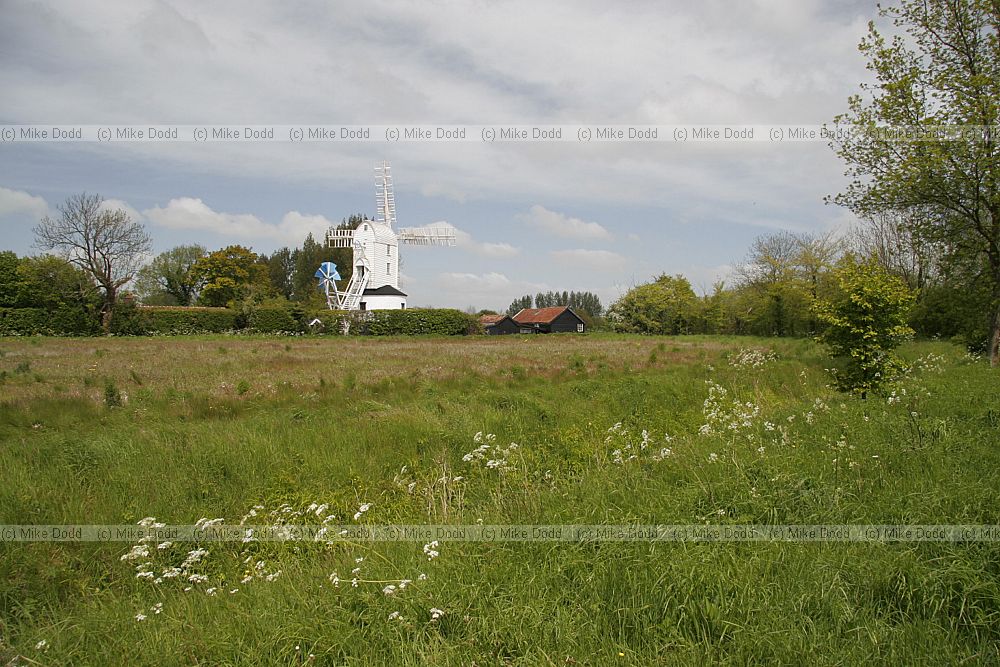 Saxtead Green windmill postmill Suffolk