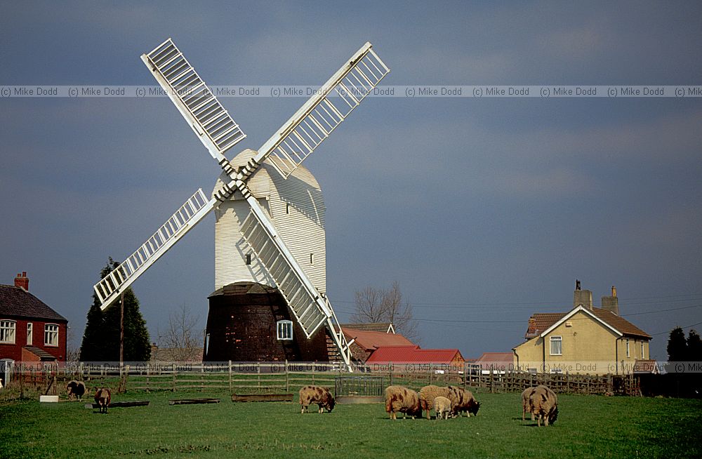 Wrawby post mill Lincolnshire